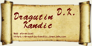 Dragutin Kandić vizit kartica